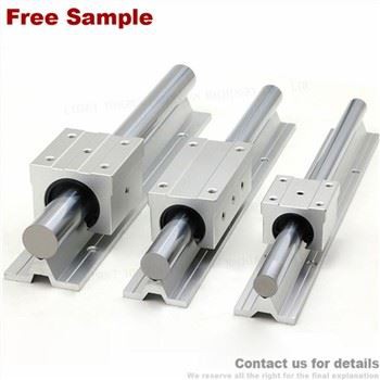Riel lineal 2PCS SBR16-2000mm Guía deslizante lineal 2 rieles más 4 bloques de rodamientos SBR16UU